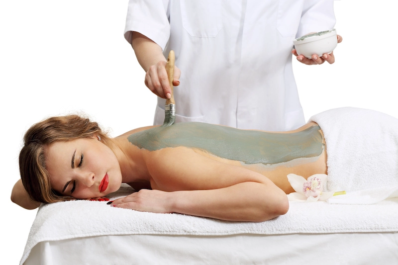 Back facial treatment